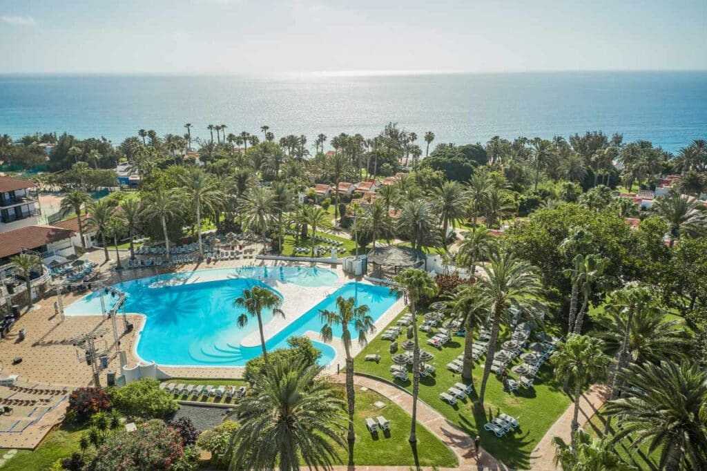 Aldiana Club Fuerteventura Palmengarten mit Meerblick