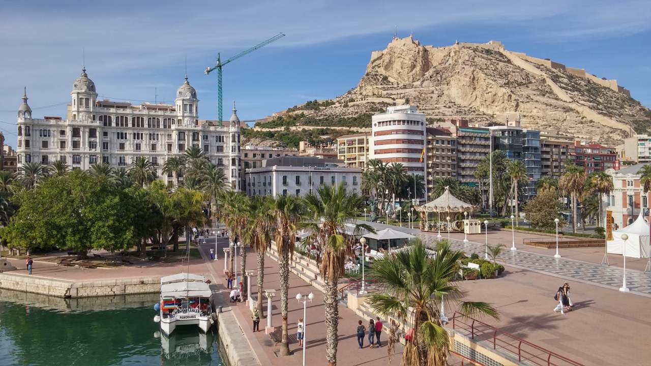 Alicante Promenade Schloss Santa Barbara
