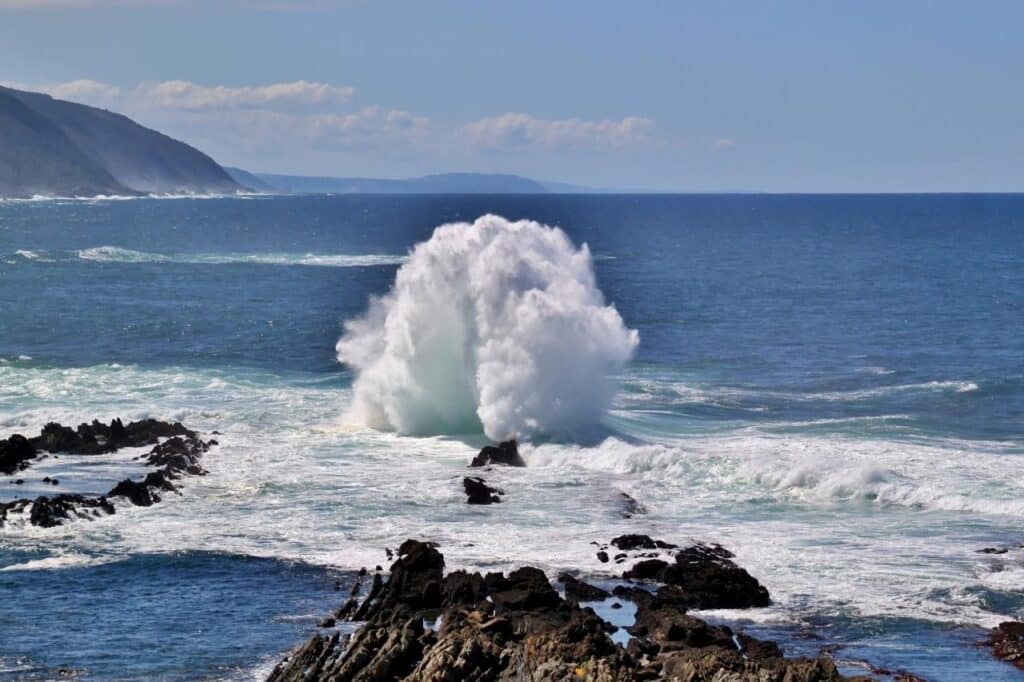 Atemberaubende Küstenlandschaft in Western Cape