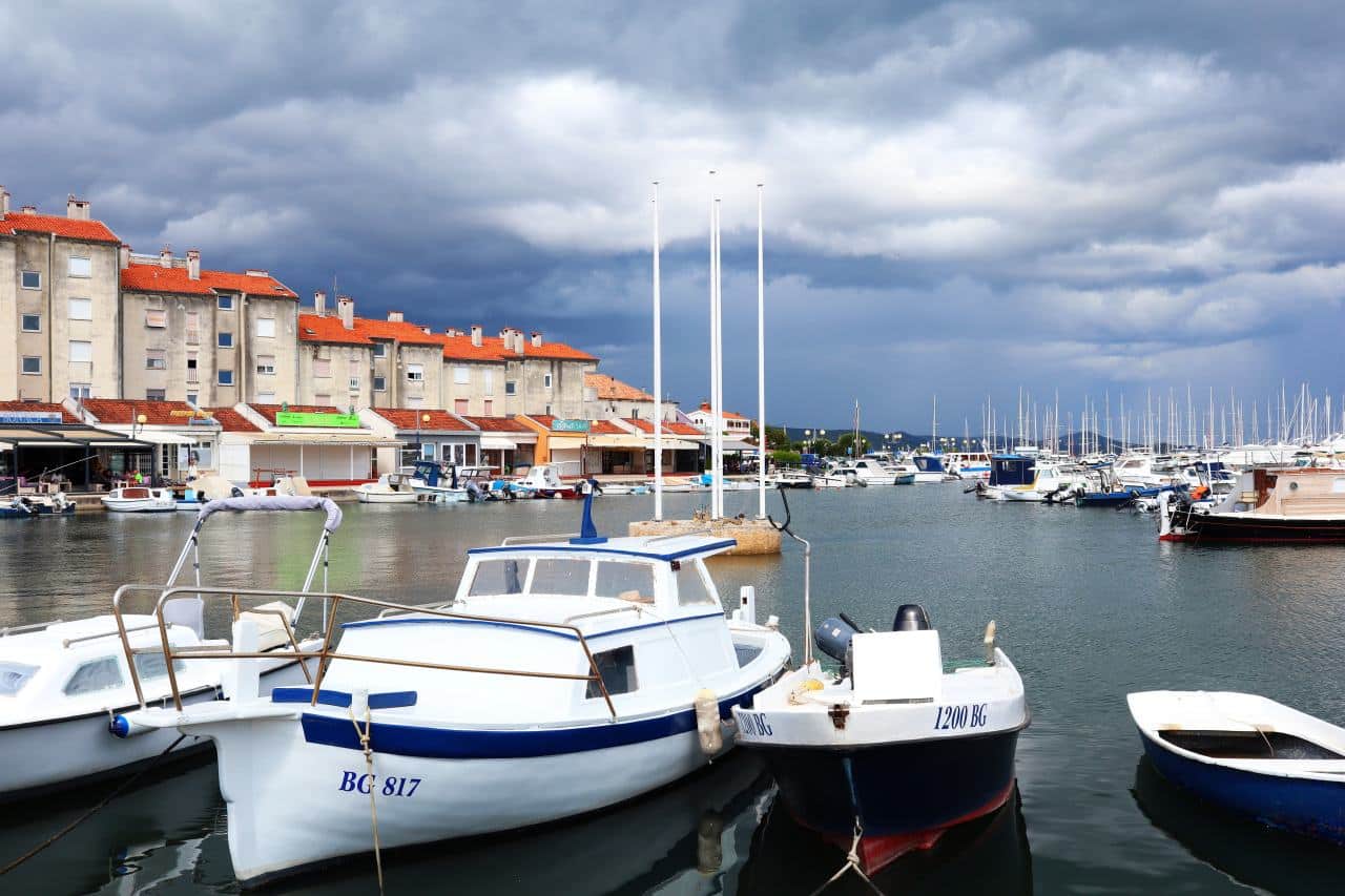 Biograd na Moru Hafenbereich