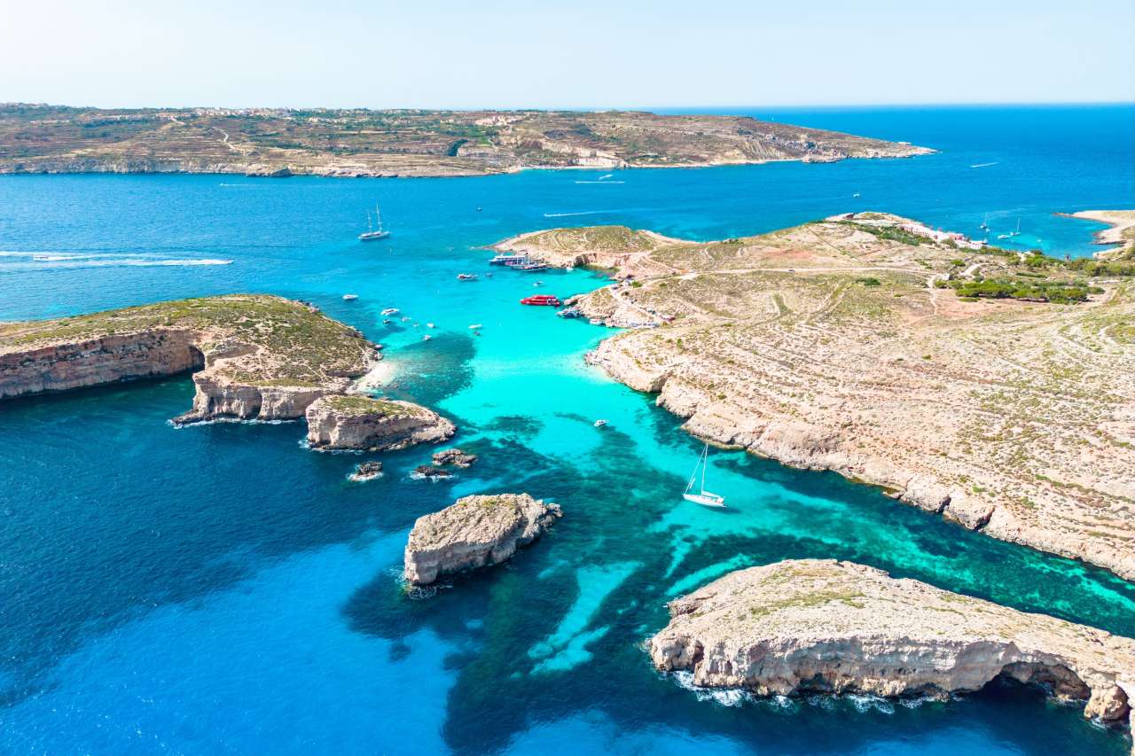 Blaue Lagune Comino