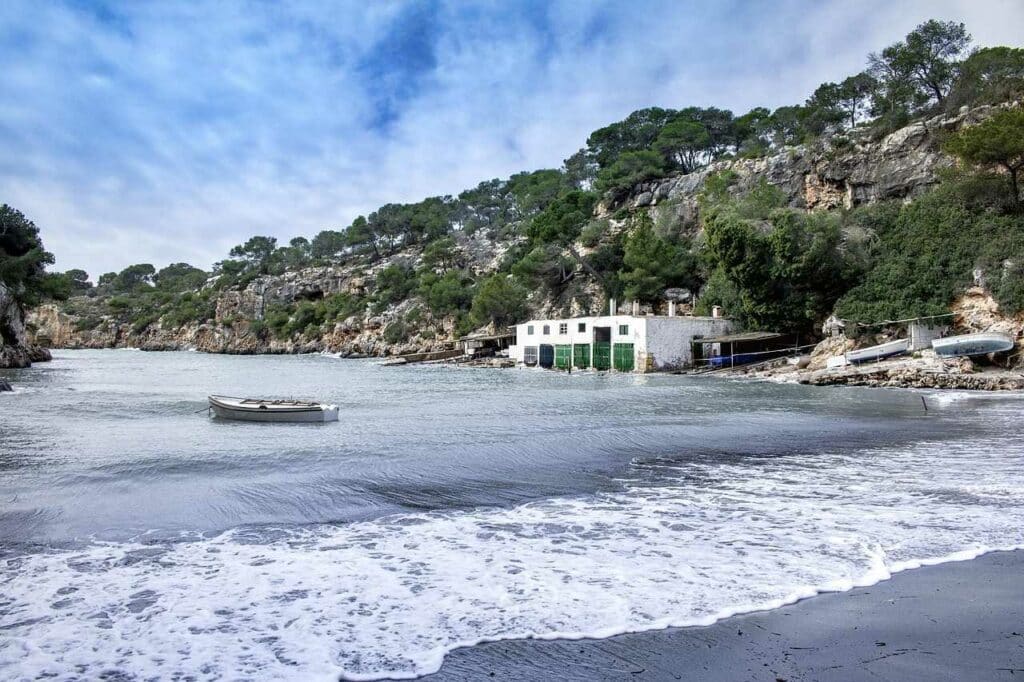Cala Pi tief eingeschnittene Bucht im Süden Mallorcas