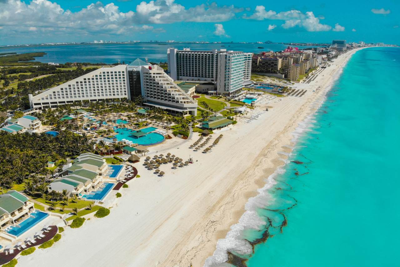Cancún kilometerlanger Sandstrand