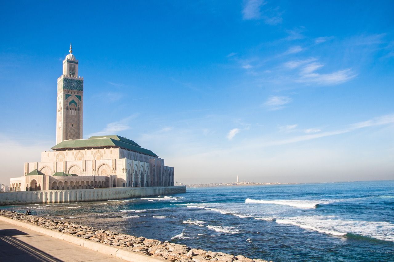 Casablanca Hassan-II.-Moschee am Atlantik