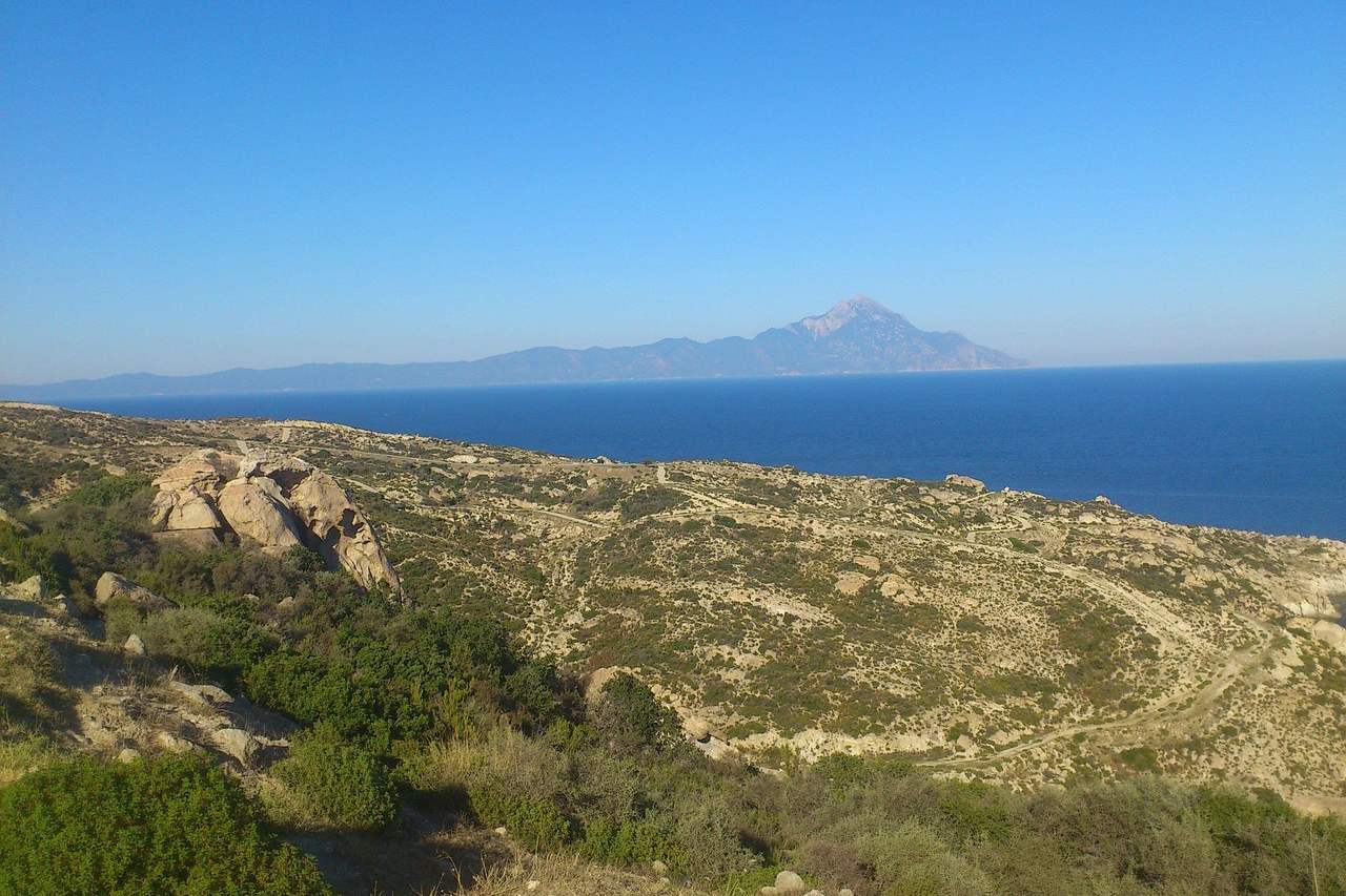 Chalkidiki Landschaft und Küste