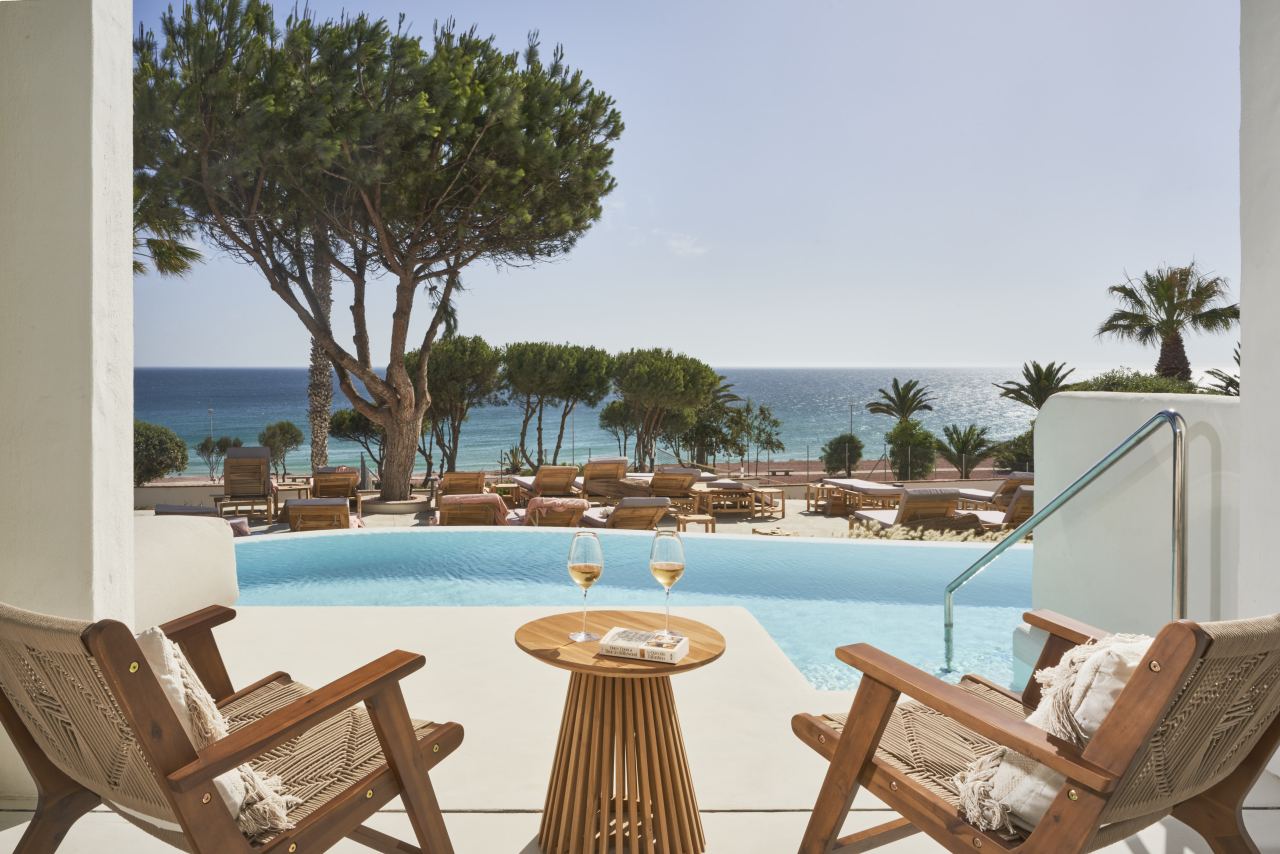 DAIA Slow Beach Hotel Conil Ausblick Terrasse der Suite