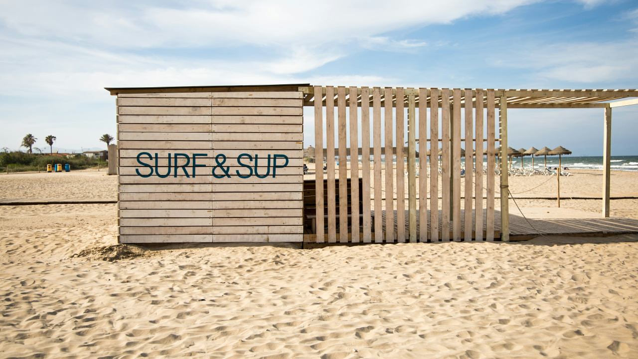 El Saler bei Valencia Wassersport am Strand