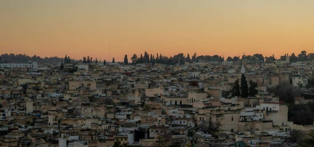 Fes Medina Sonnenuntergang