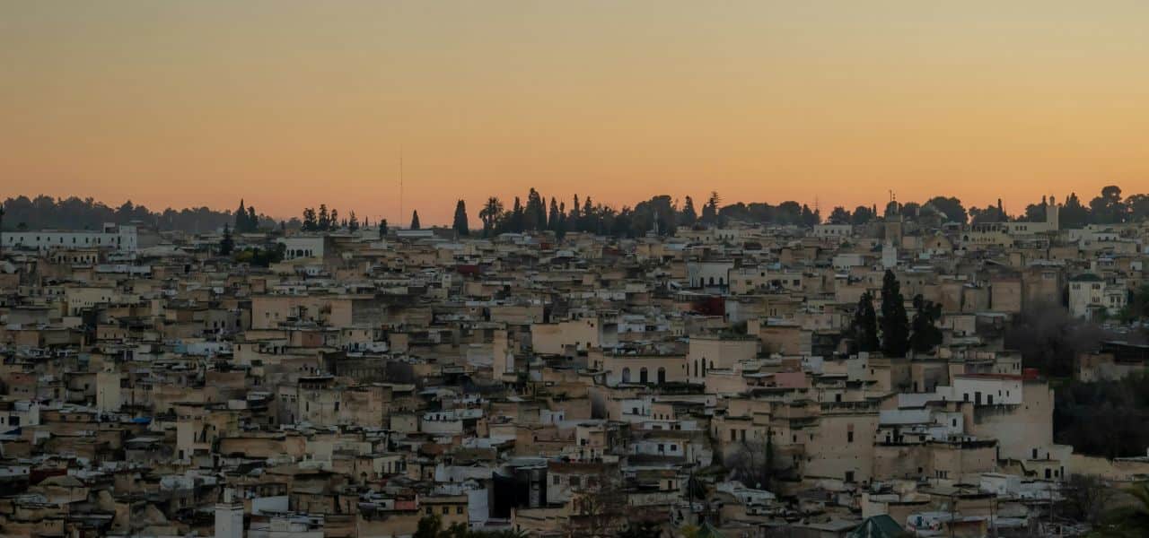 Fes Medina Sonnenuntergang