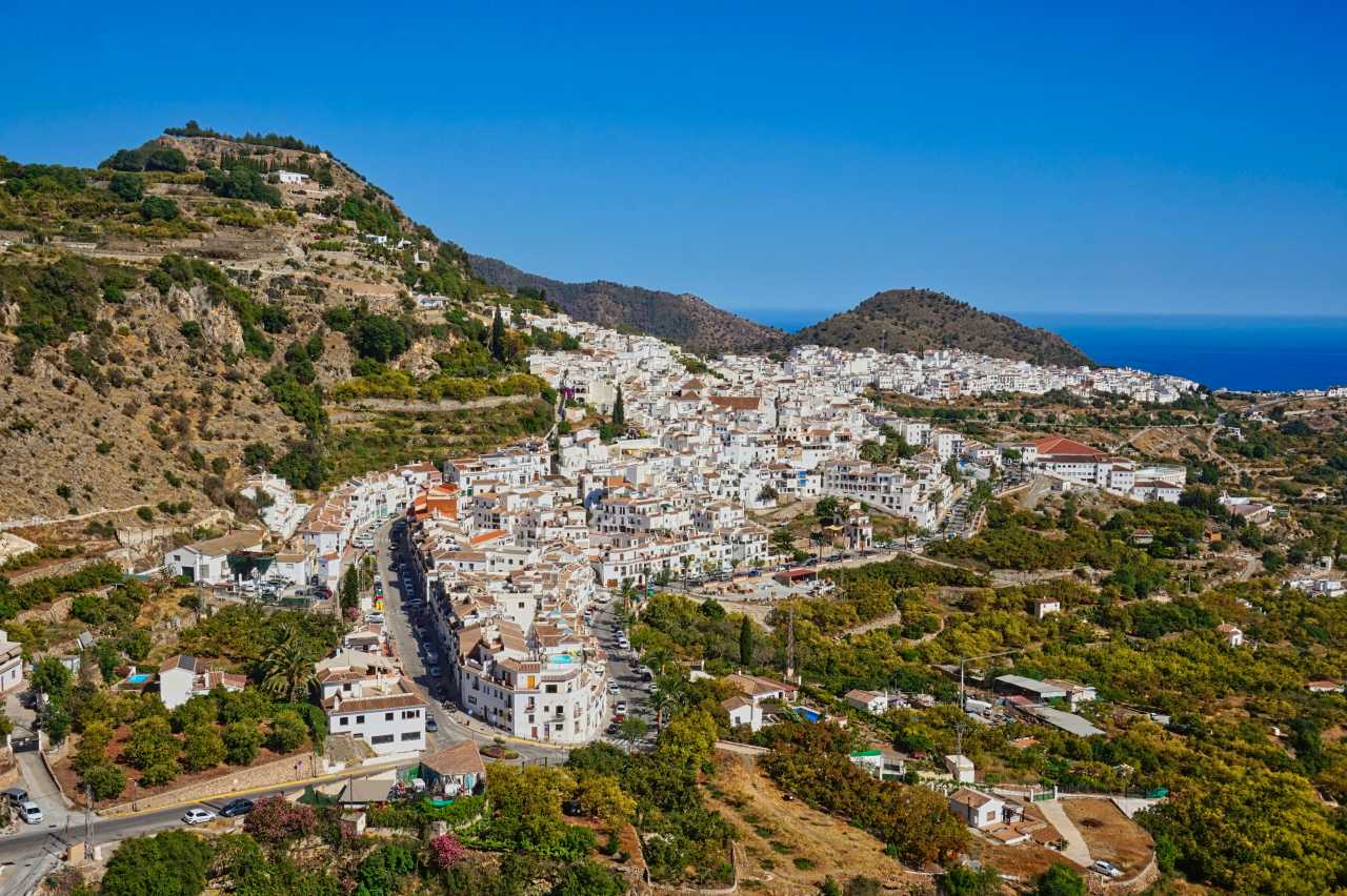 Frigiliana weißes Dorf Provinz Málaga