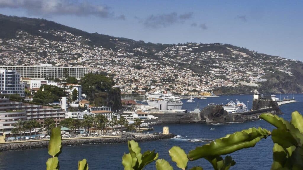 Funchal mit Hafenregion