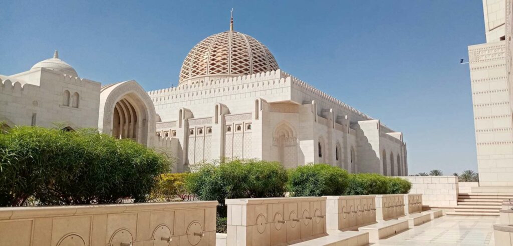 Große Sultan Qaboos Moschee Muscat