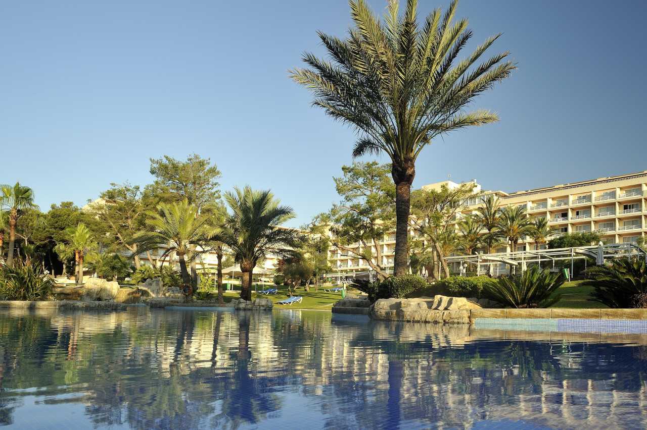 Grupotel Gran Vista & Spa Pool mit Palmen