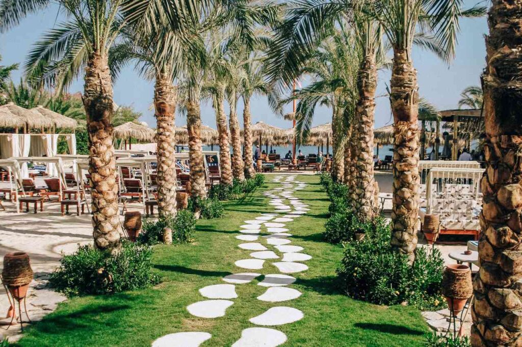 Hurghada Hotelanlage direkt am Strand