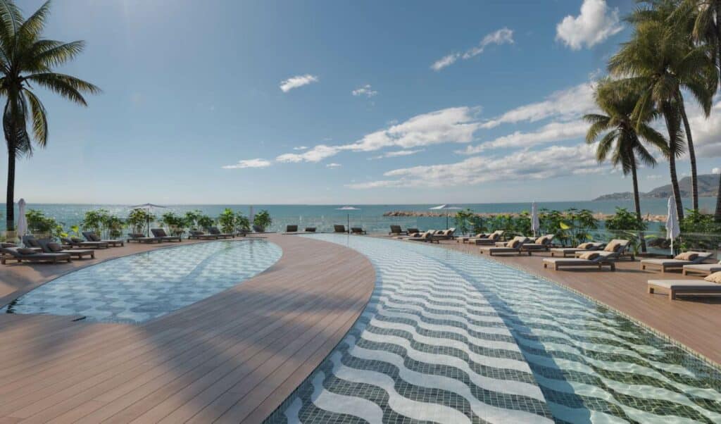Iberostar Selection Es Trenc Pool mit Meerblick