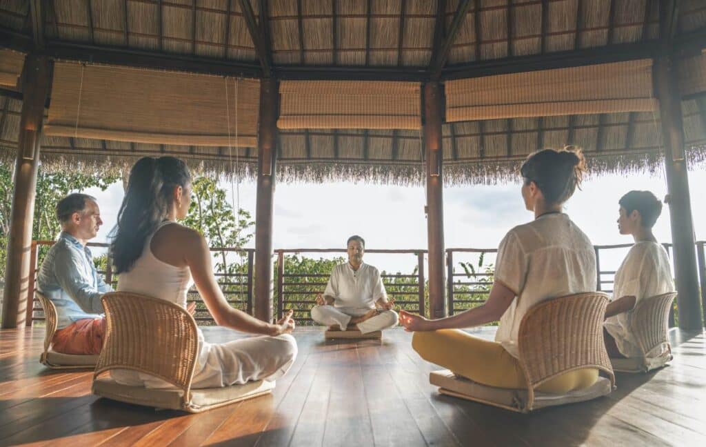 Kamalaya Koh Samui Gruppen-Meditation