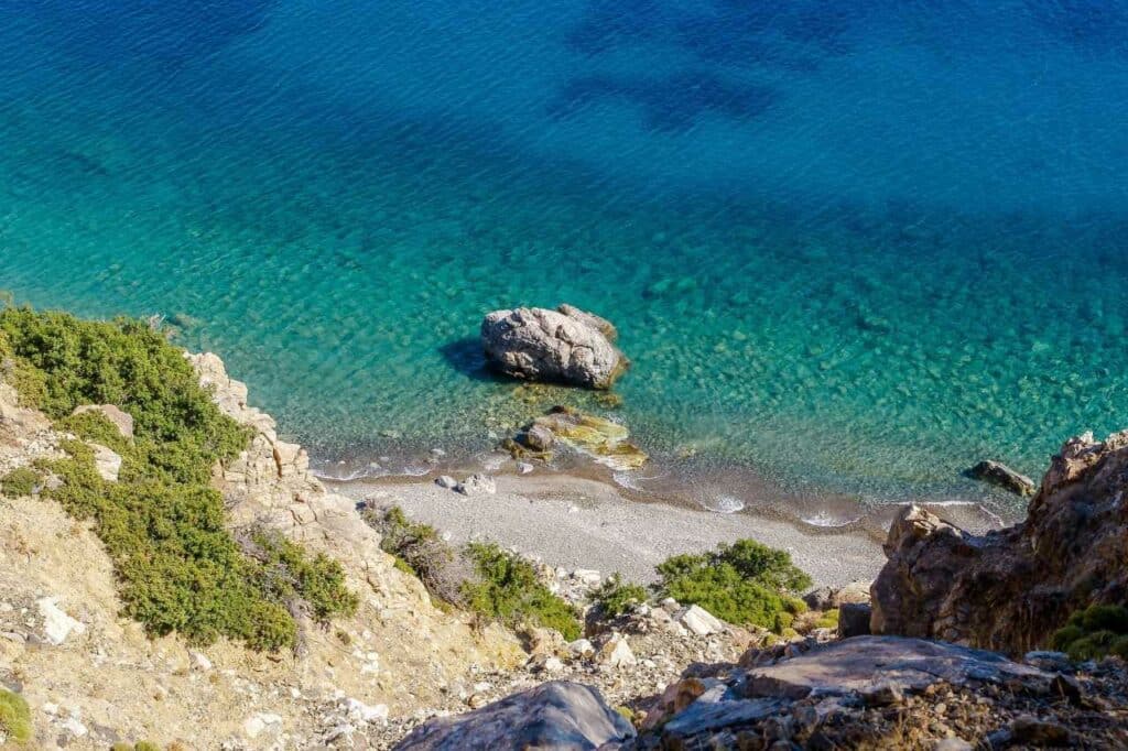 Kleine Felsenbucht auf Kos