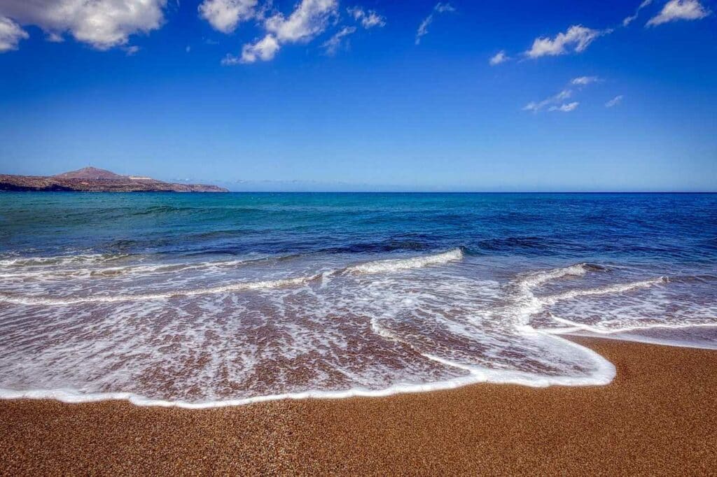 Kreta feiner Kieselstrand
