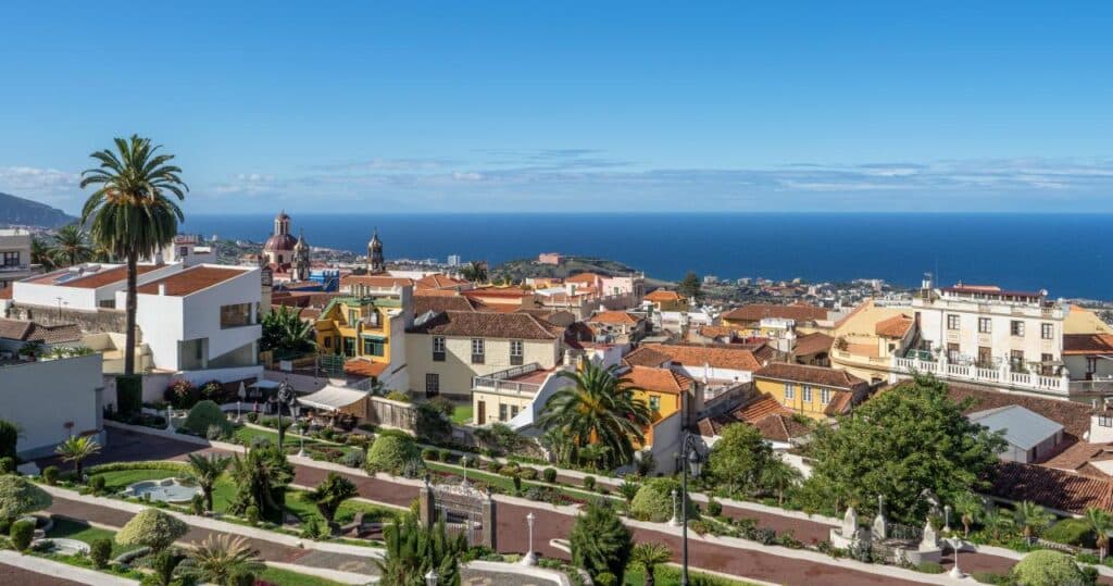 La Orotava Blick auf den Atlantik