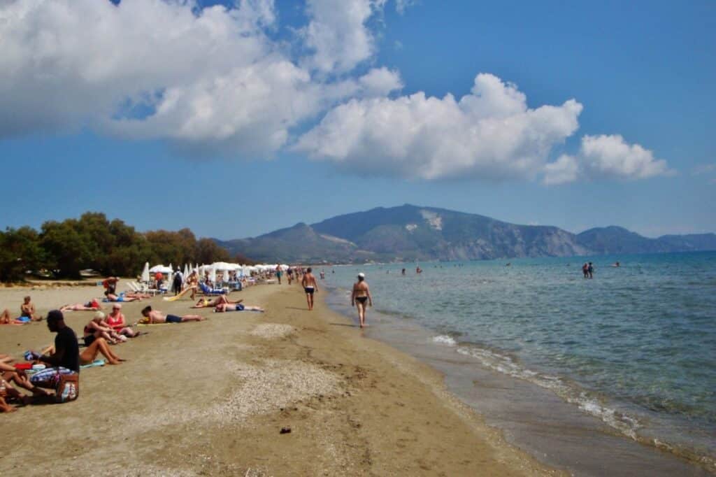 Laganas Beach auf Zakynthos