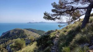 Landschaft Südwesten Mallorca Meerblick