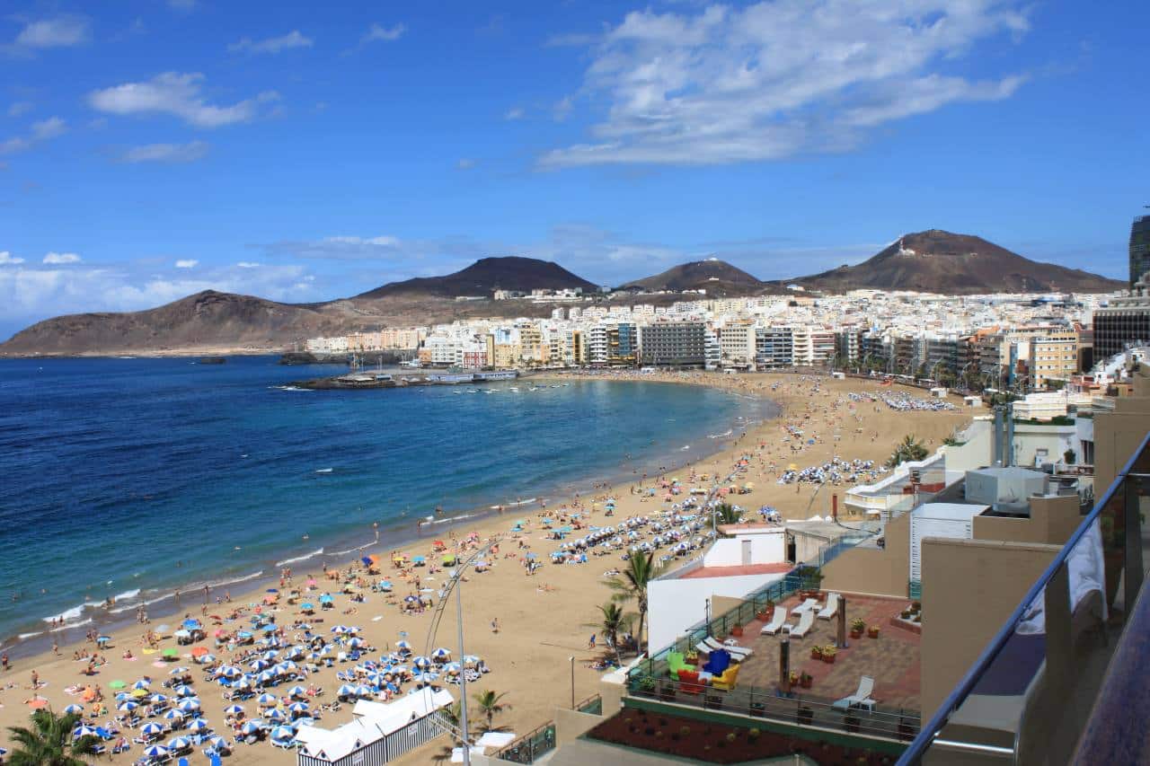 Las Palmas Hauptstadt mit Stadtstrand