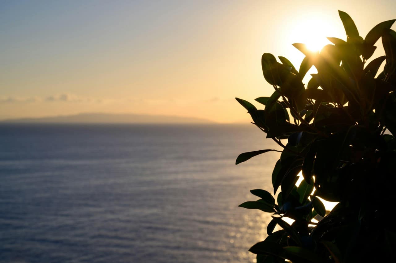 Livadia auf Serifos Meerblick mit Sonnenuntergang