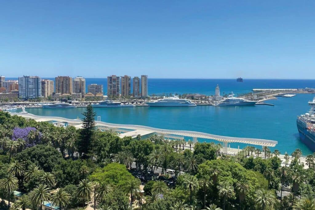 Málaga Hafenbereich