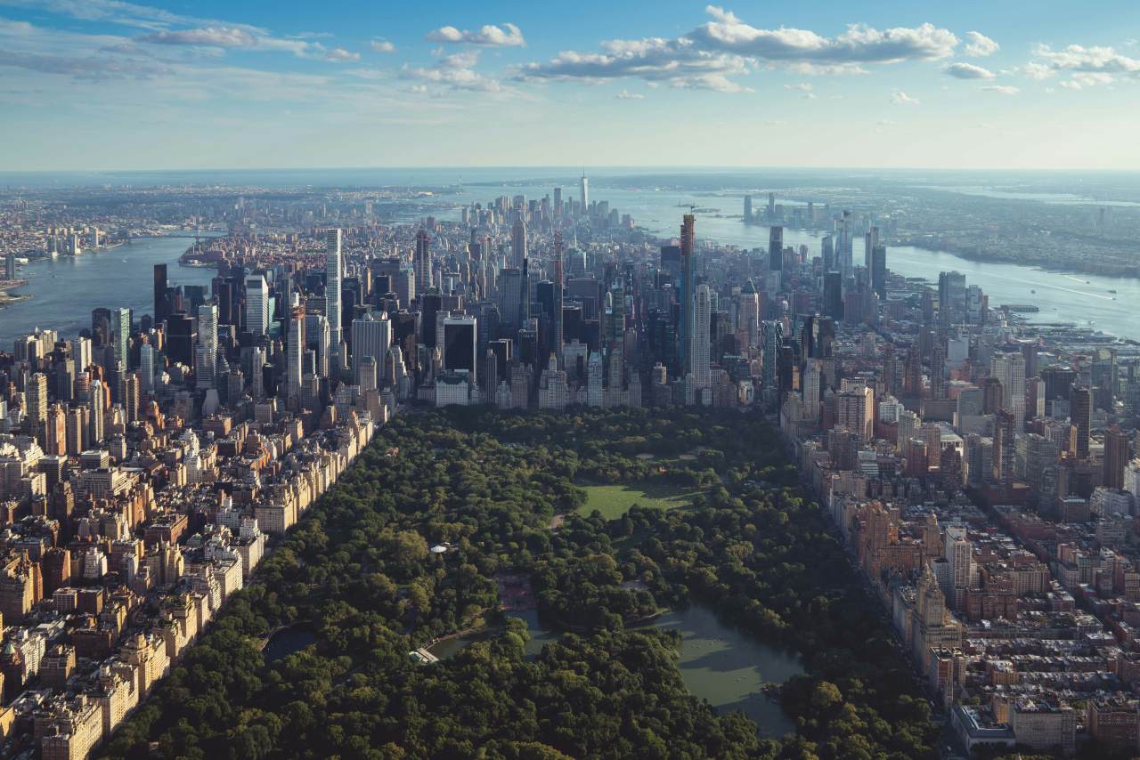 Manhattan mit dem Central Park