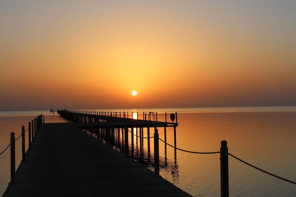 Marsa Alam Küste Sonnenuntergang