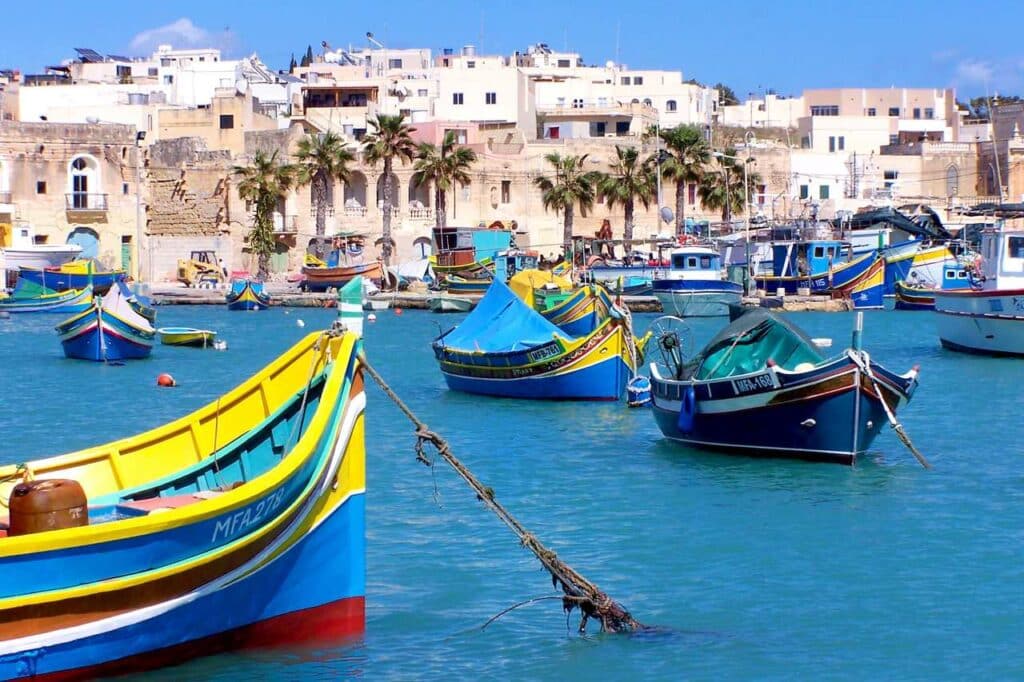 Marsaxlokk Hafen