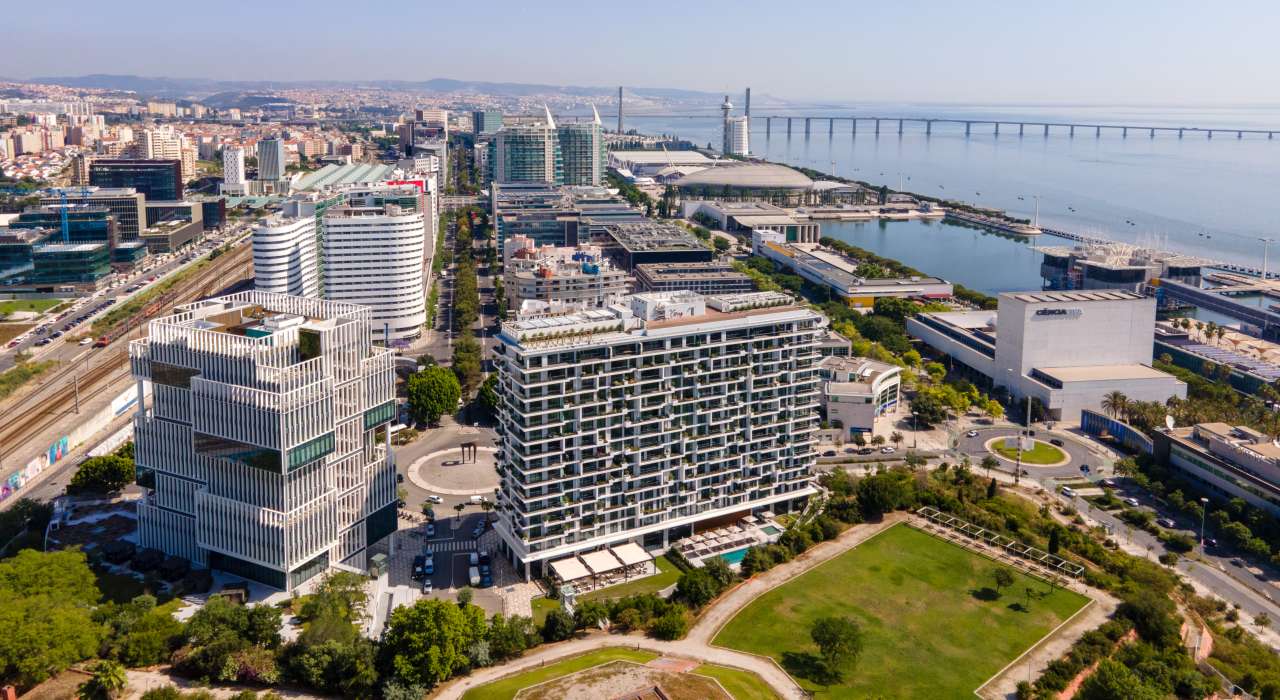 Martinhal Lisbon Oriente Lage am Tejo