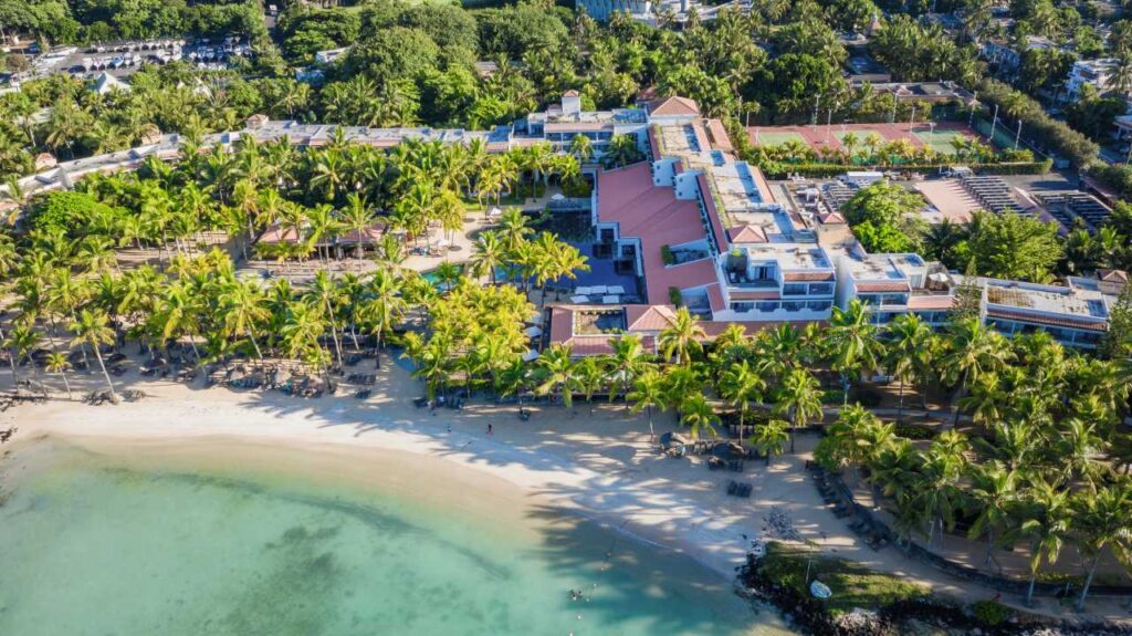Mauricia Beachcomber Palmengarten und Strand