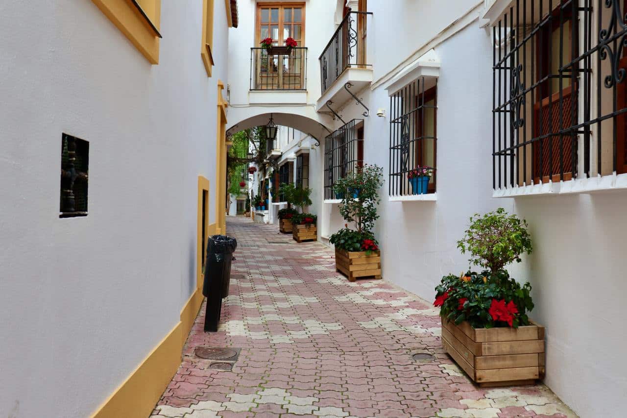 Mijas gepflegte Gasse