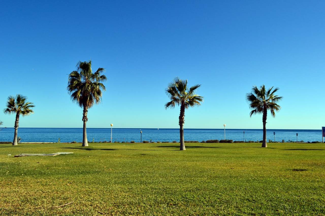 Mojacar gepflegte Grünfläche