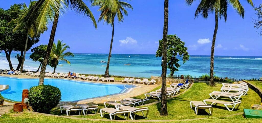 Mombasa attraktive Hotelanlagen am Strand