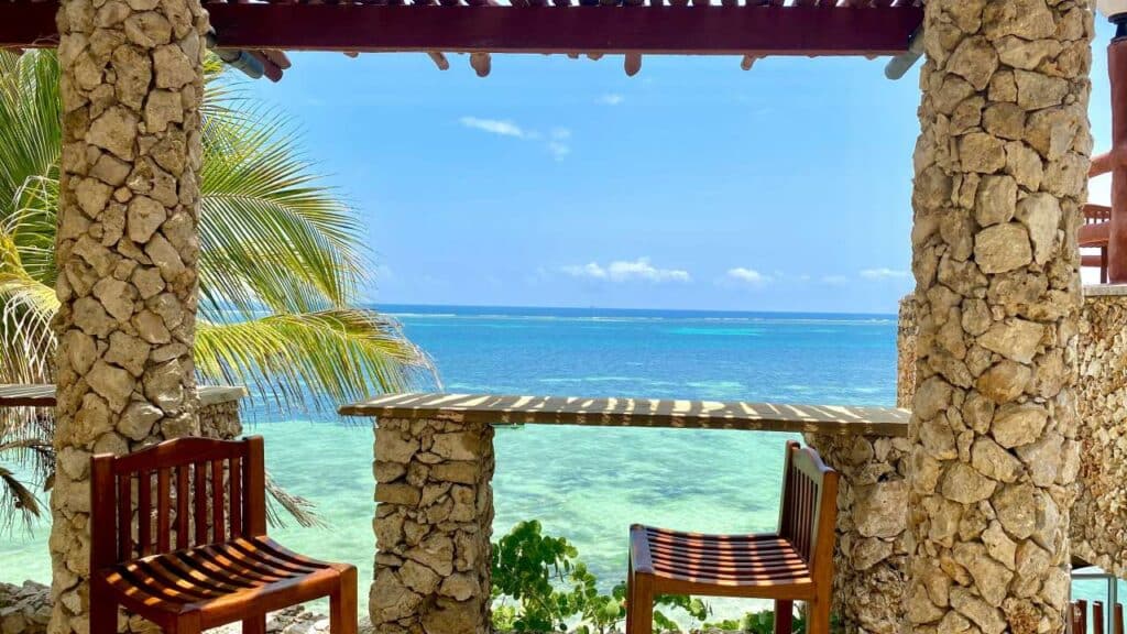 Nyali Beach Blick auf Indischen Ozean