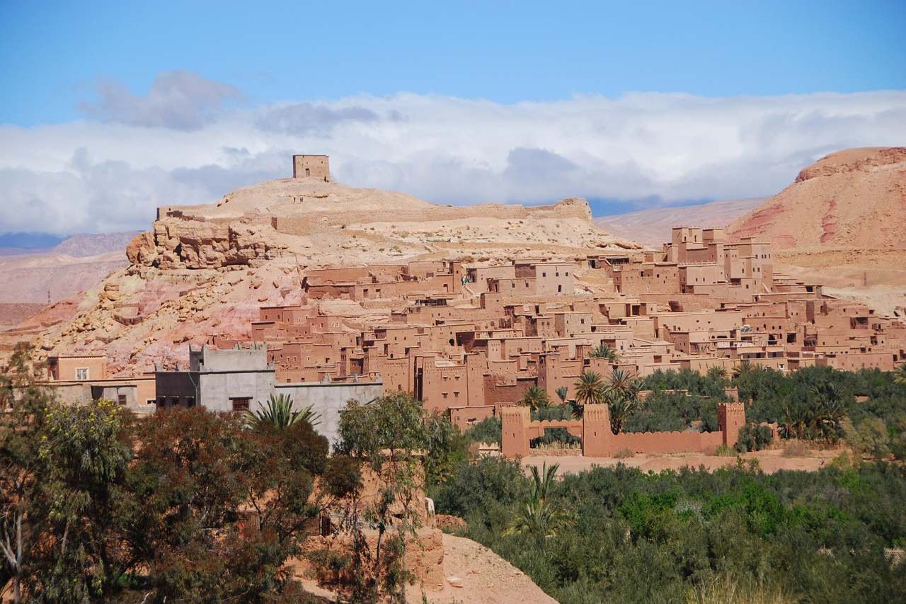 Ouarzazate Wüstenstadt Marokko Filmkulisse