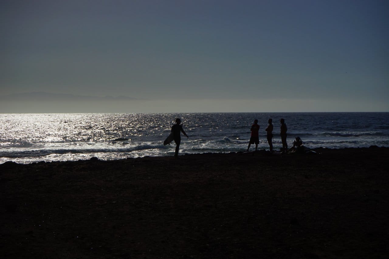 Playa de Aro Mondscheinspiegelung auf dem Meer