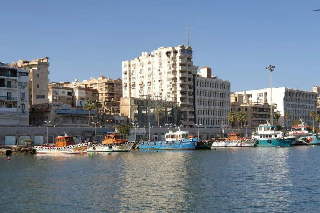 Port Said Mittelmeerküste Ägypten