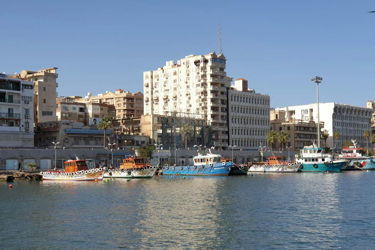 Port Said Mittelmeerküste Ägypten