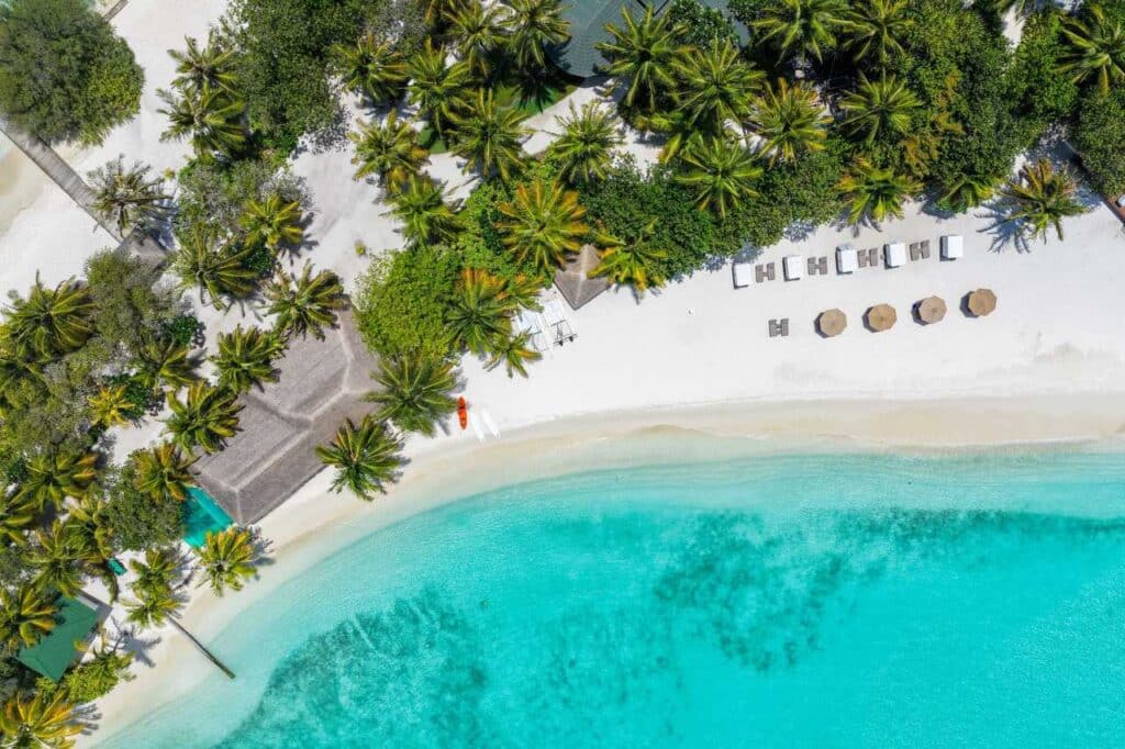 Privatinsel Furanafushi im Nord-Malé-Atoll