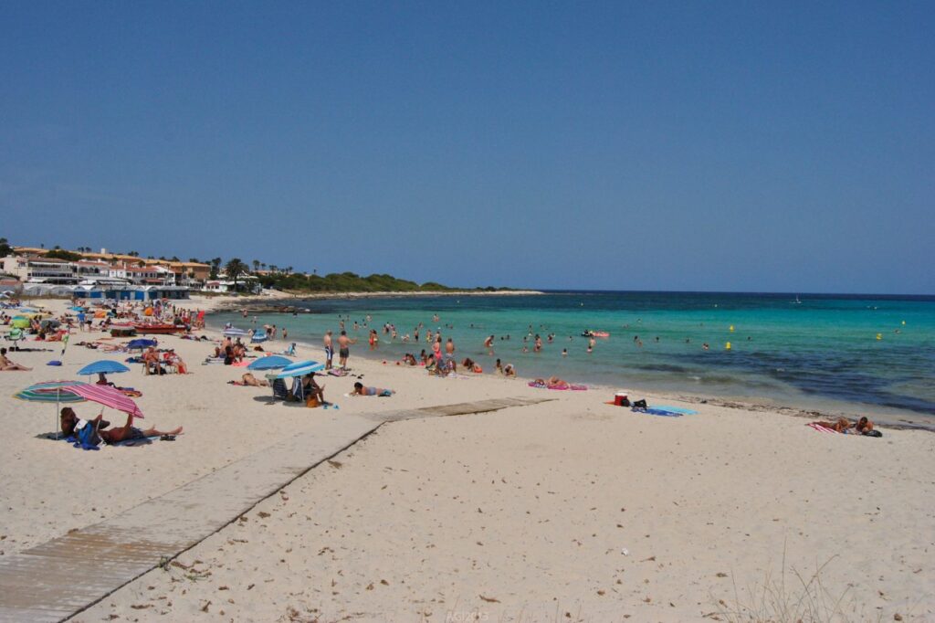 Punta Prima Menorca Strand