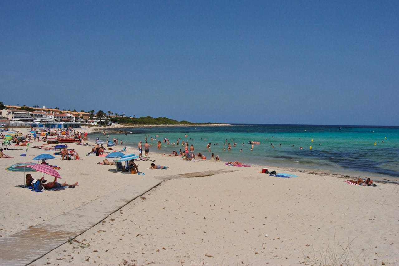 Punta Prima Menorca Strand