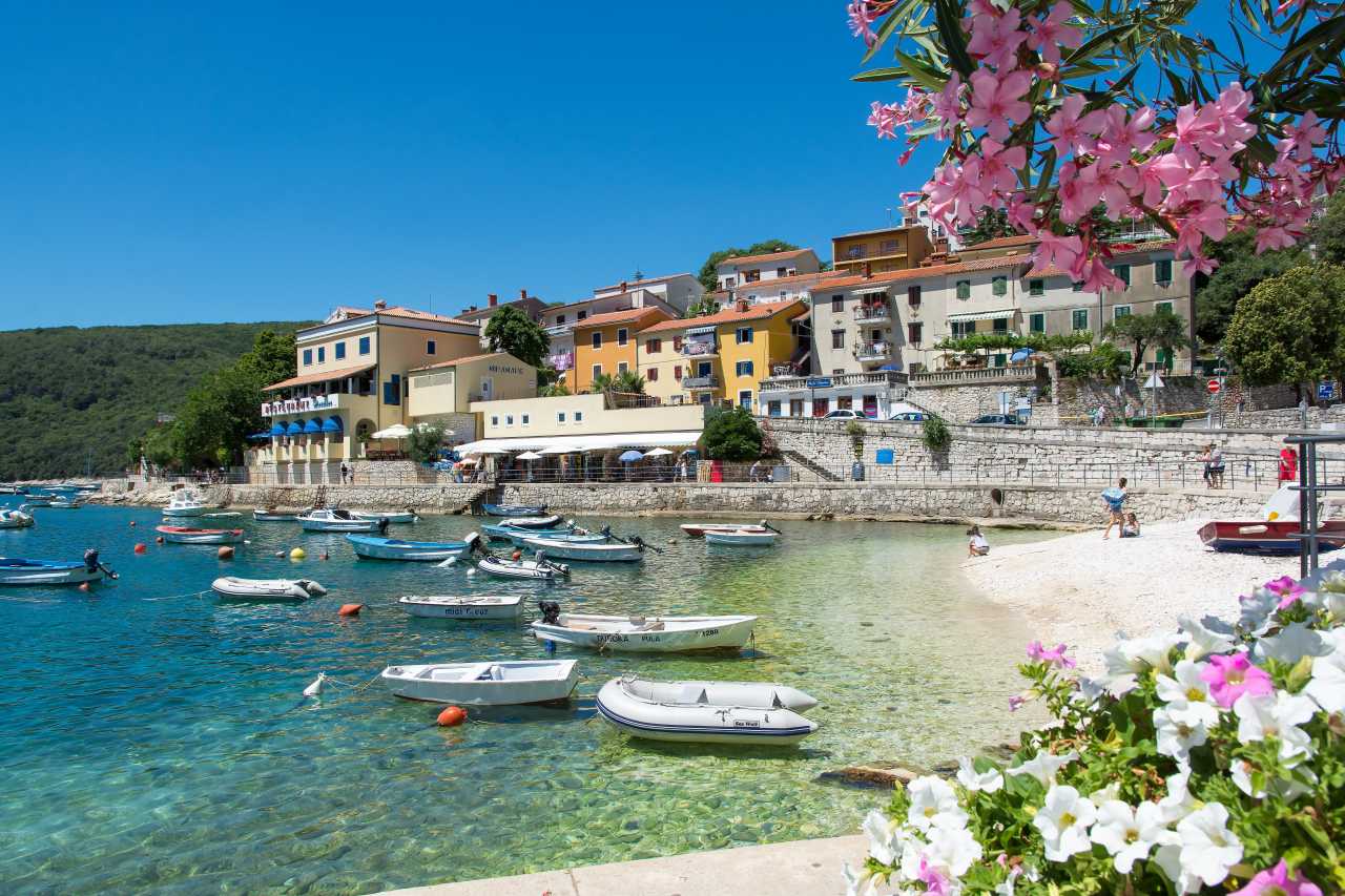 Rabac idyllische Badebucht