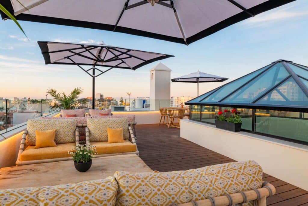 Relais & Châteaux La Fonda Heritage Hotel Sky Bar