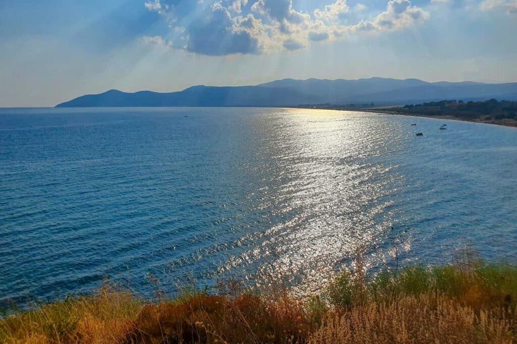 Samos Ausblick auf das Meer