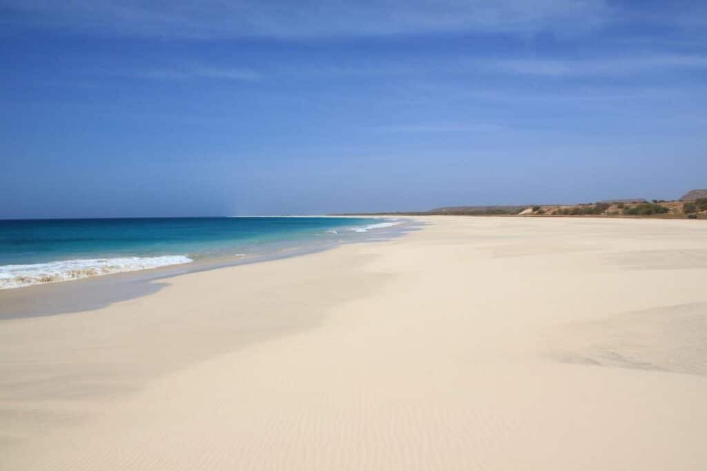Sandstrand auf Boa Vista Kapverden