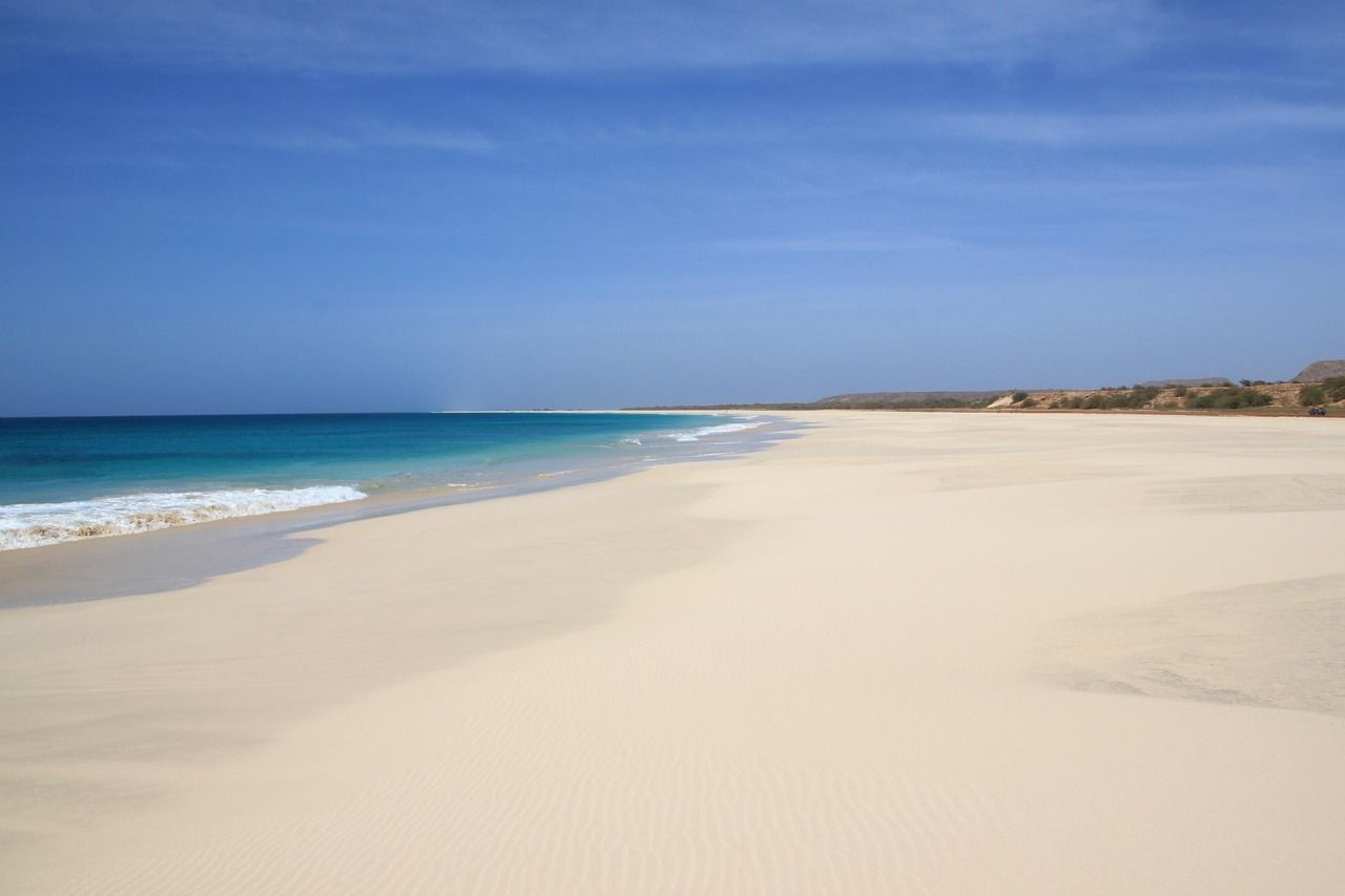 Sandstrand auf Boa Vista Kapverden