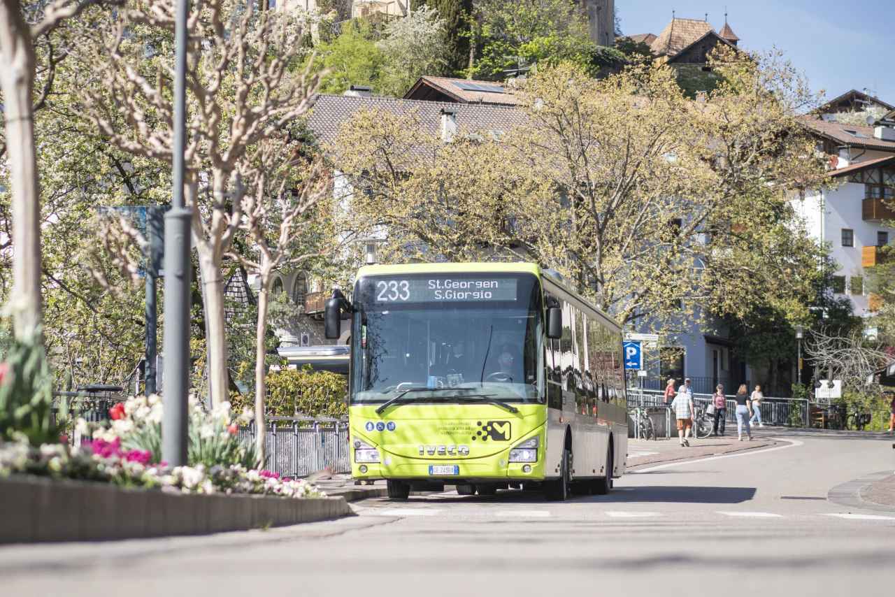 Schenna Nutzung öffentliche Verkehrsmittel